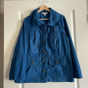 Coldwater Creek Blue Women’s Lightweight Jacket